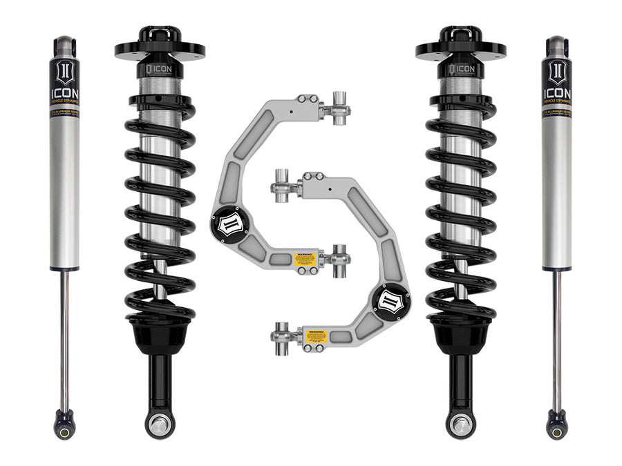 ICON 2021-2025 Ford F-150 4WD 2.75-3.5" Lift Stage 1 Suspension System Billet
