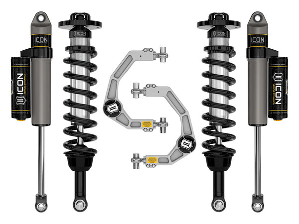 ICON 2021-2025 Ford F-150 4WD 2.75-3.5" Lift Stage 2 Suspension System Billet
