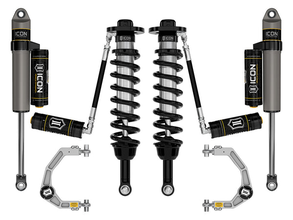 ICON 2021-2025 Ford F-150 4WD 2.75-3.5" Lift Stage 3 Suspension System Billet