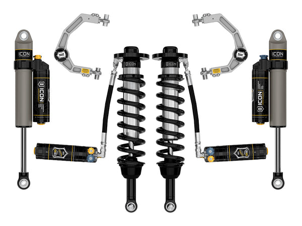 ICON 2021-2025 Ford F-150 4WD 2.75-3.5" Lift Stage 4 Suspension System Billet CDXS