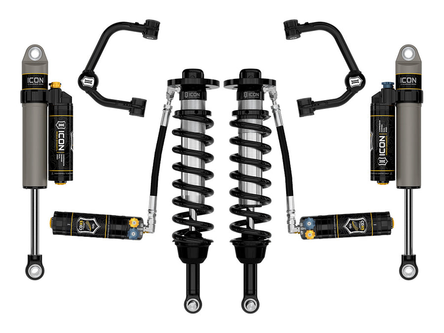 ICON 2021-2025 Ford F-150 4WD 2.75-3.5" Lift Stage 4 Suspension System Tubular CDXS