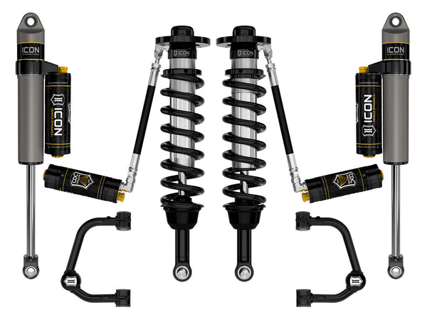 ICON 2021-2025 Ford F-150 4WD 2.75-3.5" Lift Stage 4 Suspension System Tubular CDCV