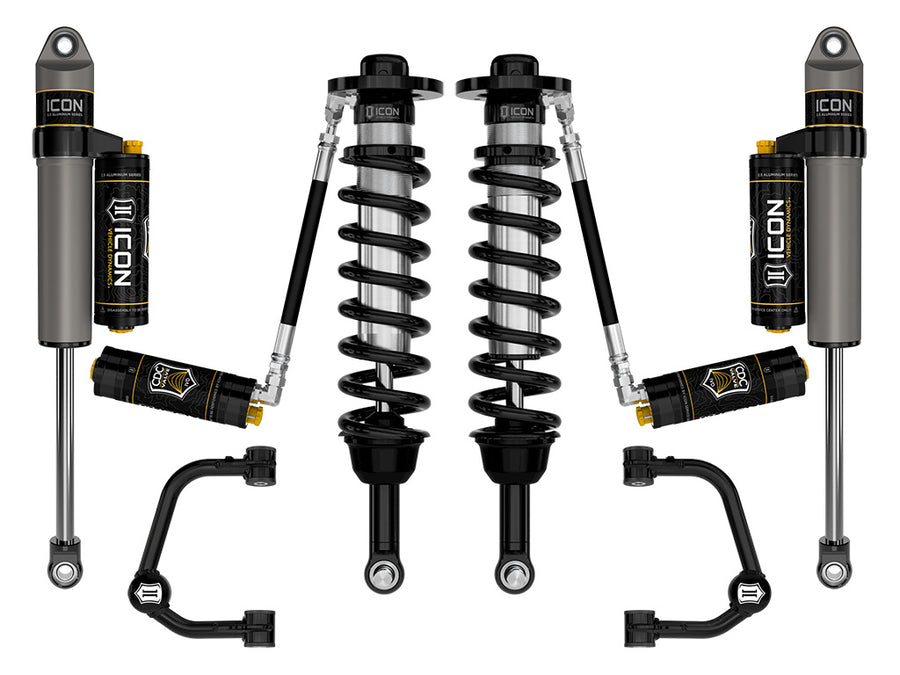 ICON 2021-2025 Ford F-150 4WD 2.75-3.5" Lift Stage 4 Suspension System Tubular CDCV