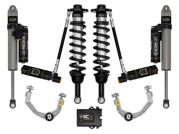 ICON 2021-2025 Ford F-150 4WD 2.75-3.5" Lift Stage 5 Suspension System Billet