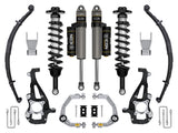 ICON 2021-2024 Ford F-150 4WD 3.5-4.5" Lift Stage 2 Suspension System Billet W/ Leaf Packs