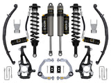 ICON 2021-2024 Ford F-150 4WD 3.5-4.5" Lift Stage 4 Suspension System Billet CDCV W/ Leaf Packs
