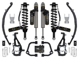 ICON 2021-2024 Ford F-150 4WD 3.5-4.5" Lift Stage 5 Suspension System Tubular W/ Leaf Packs