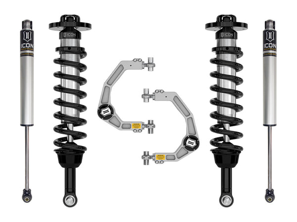 ICON 2021-2024 Ford F-150 Tremor 2.5-3" Lift Stage 1 Suspension System Billet