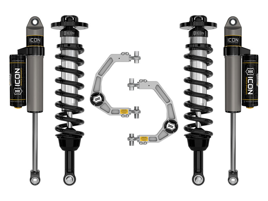 ICON 2021-2024 Ford F-150 Tremor 2.5-3" Lift Stage 2 Suspension System Billet