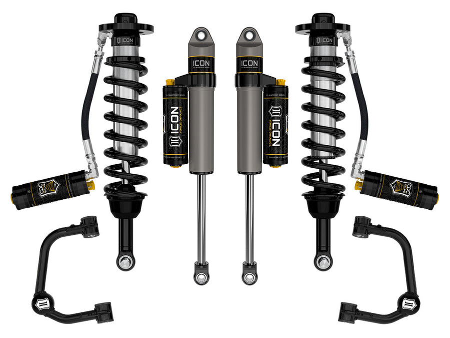 ICON 2021-2024 Ford F-150 Tremor 2.5-3" Lift Stage 4 Suspension System Tubular CDCV