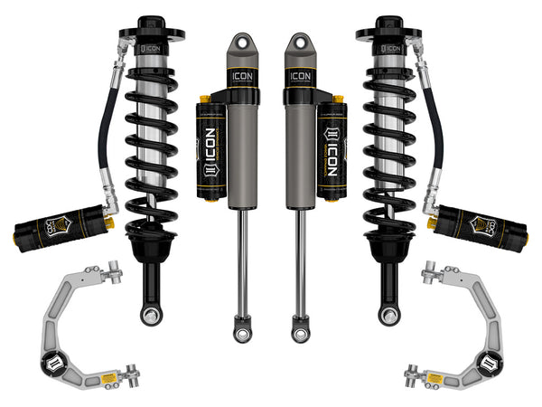 ICON 2021-2024 Ford F-150 Tremor 2.5-3" Lift Stage 4 Suspension System Billet CDCV