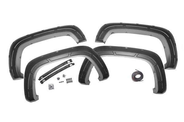 Rough Country - Fender Flares - Sport - GXN Deep Bronze - Chevy Silverado 2500 HD/3500 HD (20-25)