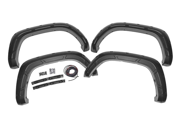 Rough Country - Fender Flares - Defender - 4X0 Inferno - Toyota Tacoma 2WD/4WD (2016-2023)