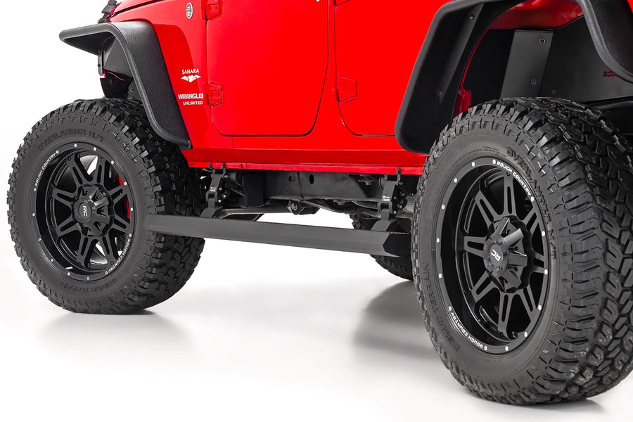 Rough Country - Power Running Boards - Dual Electric Motor - 4 Door - Jeep Wrangler Unlimited (07-18)