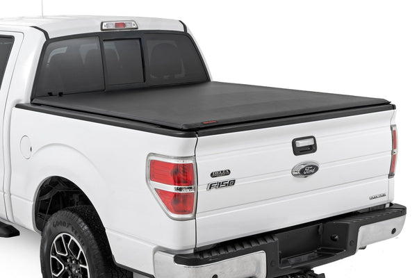 Rough Country - Soft Roll Up Bed Cover - 5'7 In. Bed - Ford F-150 2WD/4WD (2009-2014)