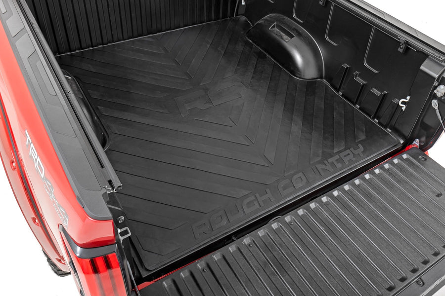 Rough Country - Bed Mat - 5'7 In. Bed - RC Logo - Toyota Tundra 2WD/4WD (2022-2025)