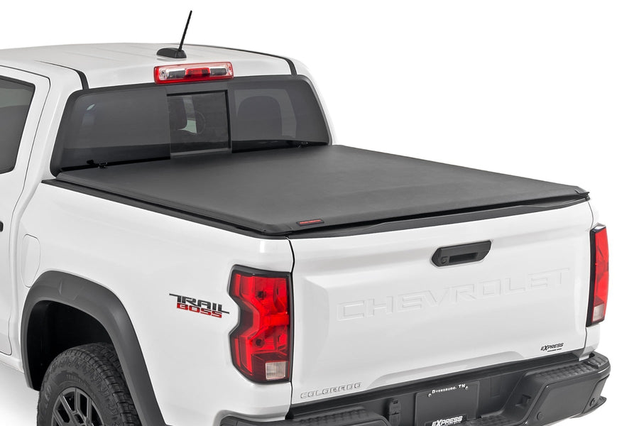 Rough Country - Soft Roll Up Bed Cover - 5' Bed - Chevy/GMC Canyon/Colorado 2WD/4WD (15-25)