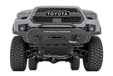 Rough Country - LED Fog Light Kit - 3.5 Inch Round Black Series - Amber DRL - Toyota Tacoma (16-23) - 71095