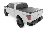 Rough Country - Hard Tri-Fold Flip Up Bed Cover - 6'7 In. Bed - Ford F-150 2WD/4WD (2004-2014)