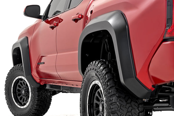 Rough Country - Fender Flares - Sport - 089 Wind Chill Pearl - Toyota Tacoma 2WD/4WD (24-25)