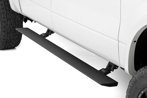 Rough Country - Power Running Boards - Dual Electric Motor - Crew Cab - Ford F-150 (09-14)