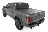 Rough Country - Hard Tri-Fold Flip Up Bed Cover - 6'7" Bed - Ford F-150 2WD/4WD (2021-2026) - 49225650