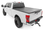 Rough Country - Hard Tri-Fold Flip Up Bed Cover - 6'10 In. Bed - Ford F-250/F-350 Super Duty (17-25)