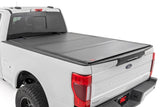 Rough Country - Hard Tri-Fold Flip Up Bed Cover - 6'10 In. Bed - Ford F-250/F-350 Super Duty (17-25)