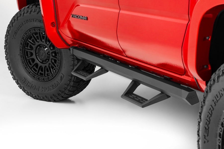 Rough Country - SRL2 Adjustable Aluminum Steps - Double Cab - Toyota Tacoma 2WD/4WD (24-25)