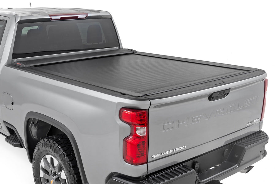 Rough Country - Retractable Bed Cover - 6'9 In. Bed - Chevy/GMC 2500HD/3500HD (20-25)