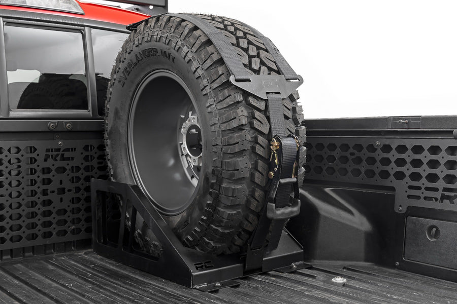 Rough Country - Bed Mount Spare Tire Carrier - Universal - Multiple Makes & Models (Chevy/Dodge/Ford/GMC/Ram)