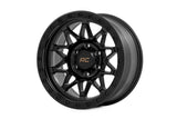 Rough Country - Rough Country 78 Series Wheel/Simulated Beadlock/Black/17x8.5/5x5/+0mm