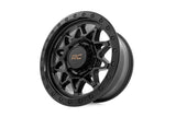Rough Country - Rough Country 78 Series Wheel/Simulated Beadlock/Black/18x9/8x6.5/-12mm
