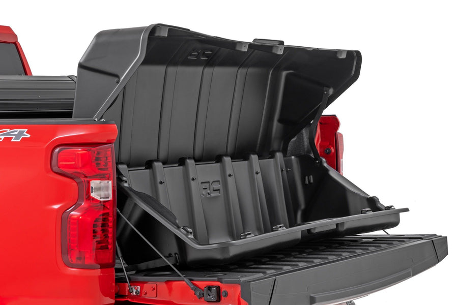 Rough Country - Truck Bed Cargo Storage Box - Lid & Box - Easy Access - Full Size 56 In.