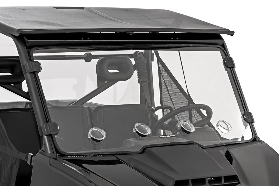 Rough Country - Vented Full Windshield - Scratch Resistant - Segway UT6 - 98202490
