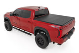 Rough Country - Soft Tri-Fold Bed Cover - 5'7" Bed - With And W/o OE Rail - Toyota Tundra (22-26) - 41419560A