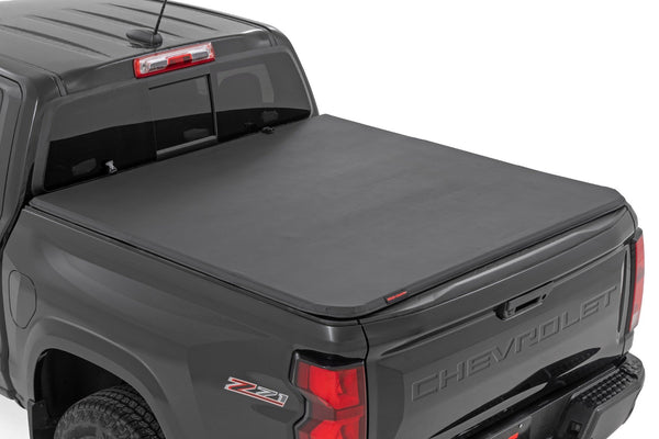Rough Country - Soft Tri-Fold Bed Cover - 5' Bed - 41215700A