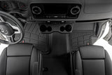 Rough Country - Sure-Fit Floor Mats - Front - Mercedes-Benz Sprinter 2500/Sprinter 3500 (19-25)