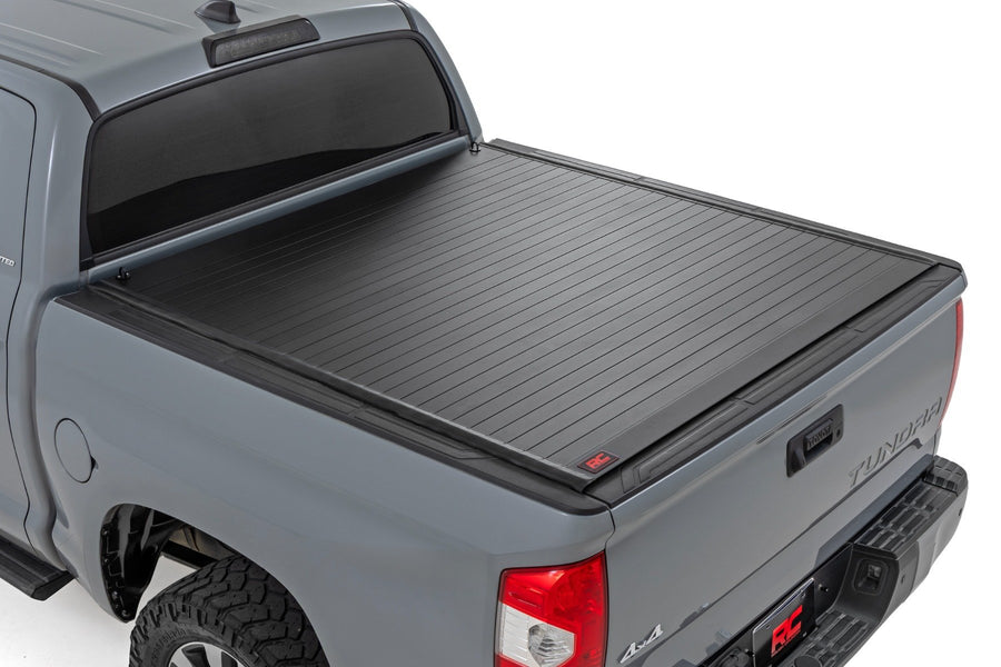 Rough Country - Hard Roll Up Bed Cover - 5'7" Bed - Toyota Tundra 2WD/4WD (2007-2021) - 50514550