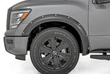 Rough Country - Pocket Fender Flares - Crew Cab - W/O Emblem - Gloss Black - Nissan Titan (17-24)