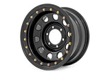Rough Country - Steel Simulated Bead Lock Wheel/Black/16x8/6x5.5/4.25 Bore/-12