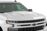 Rough Country - Hood Scoop - GAZ Summit White - Chevy Silverado 1500 2WD/4WD (2019-2025 & Classic)