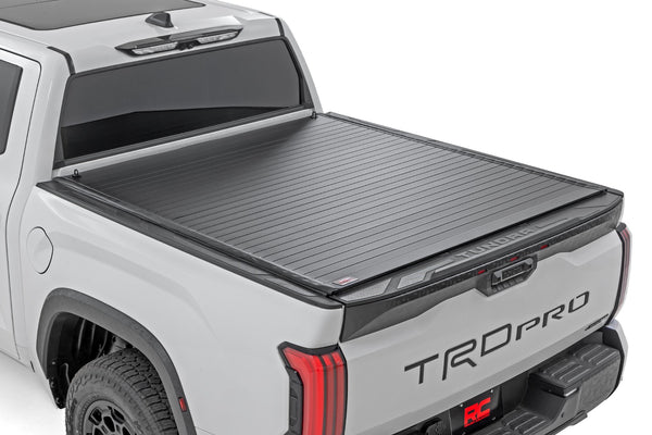 Rough Country - Hard Roll Up Bed Cover - 5'7 In. Bed - Toyota Tundra 2WD/4WD (2022-2025)