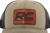 Rough Country - Rough Country Hat - Black Mesh - Rough Country Patch - Brown/Leather - Richardson 112