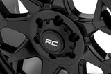 Rough Country - 80 Series Wheel / One-Piece / Semi Gloss Black / 20x9 / 6x135 / -12mm - 80201217A
