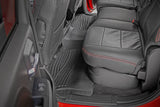 Rough Country - Flex-Fit Floor Mats - FR & RR - FR Bucket - Crew - Chevy/GMC 1500/2500HD/3500HD 2WD/4WD