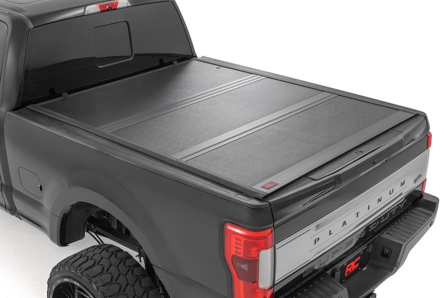Rough Country - Hard Low Profile Bed Cover - 6'10 In. Bed - Ford F-250/F-350 Super Duty (17-25)