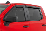 Rough Country - Side Window Deflectors - Tape On Rain Guard - Chevy/GMC 1500/2500HD/3500HD (19-25 & Classic)