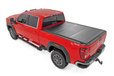 Rough Country - Hard Low Profile Bed Cover - 6'9 In. Bed - Rail Caps - Chevy/GMC 2500HD/3500HD (20-25)
