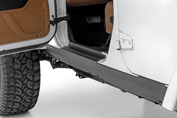 Rough Country - Trail Cladding - Rocker Sill Plates - Jeep Wrangler Unlimited 2WD/4WD (07-18)